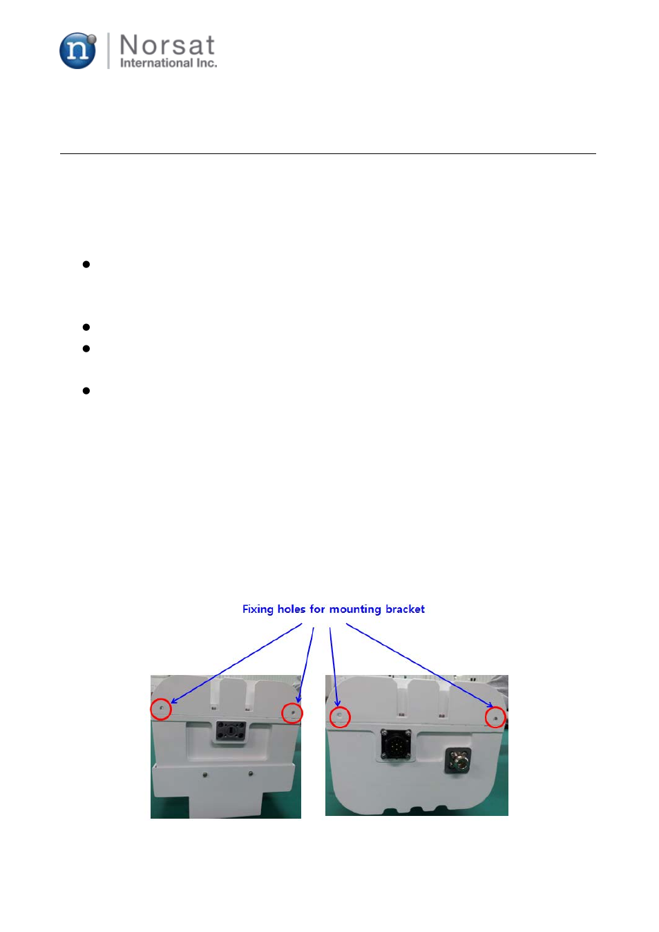 Installation | Norsat O3b 20W BUC User Manual | Page 11 / 25