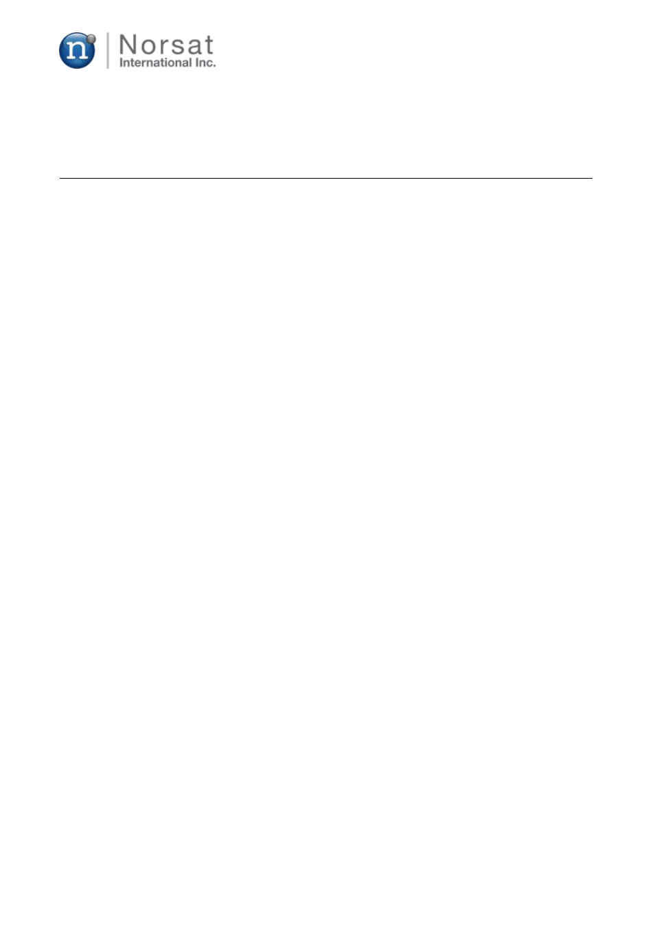 Technical specifications, 1 specifications sheet | Norsat O3b 20W BUC User Manual | Page 9 / 25