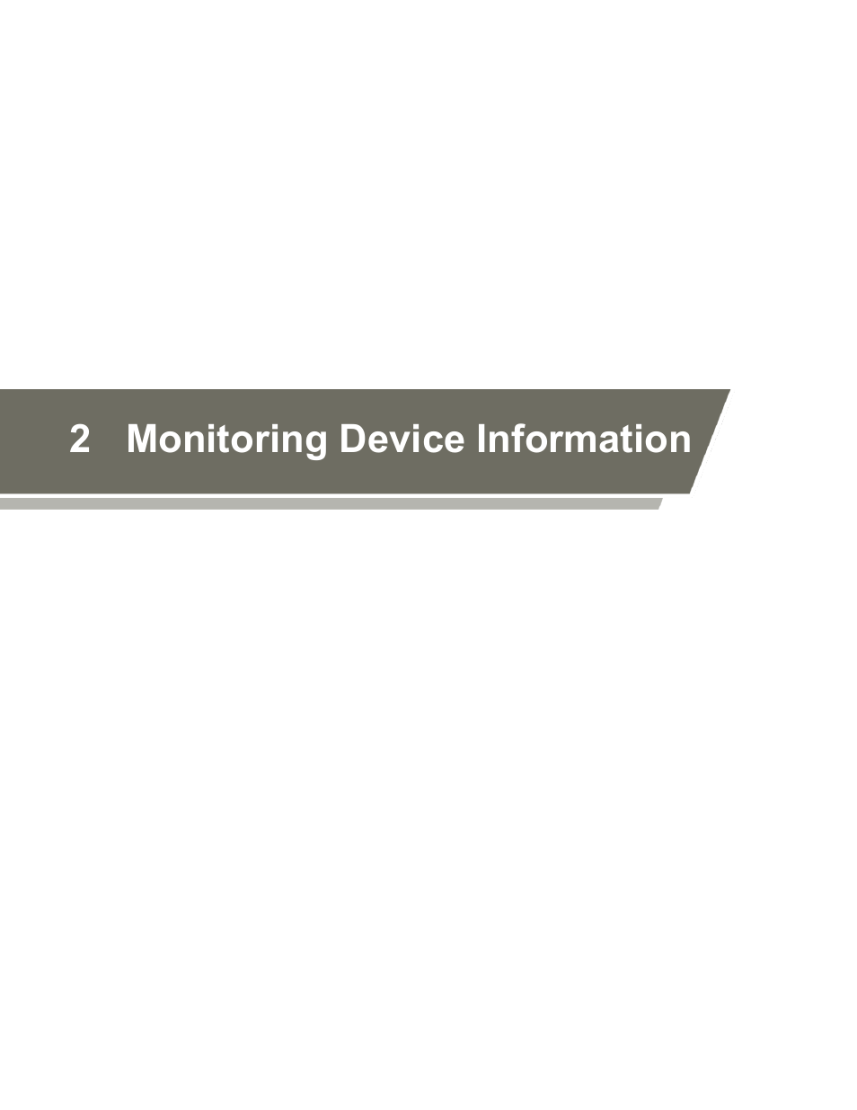 Monitoring device information, 2 monitoring device information | Norsat ATOMControl User Manual | Page 12 / 30