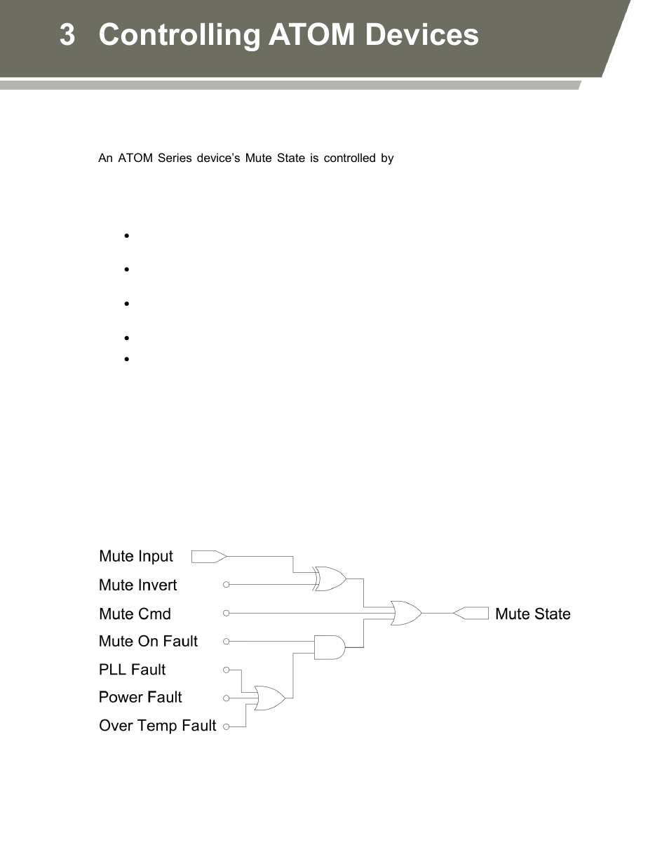 Figure 4: standard mute state logic, 3 controlling atom devices | Norsat ATOMControl User Manual | Page 18 / 30