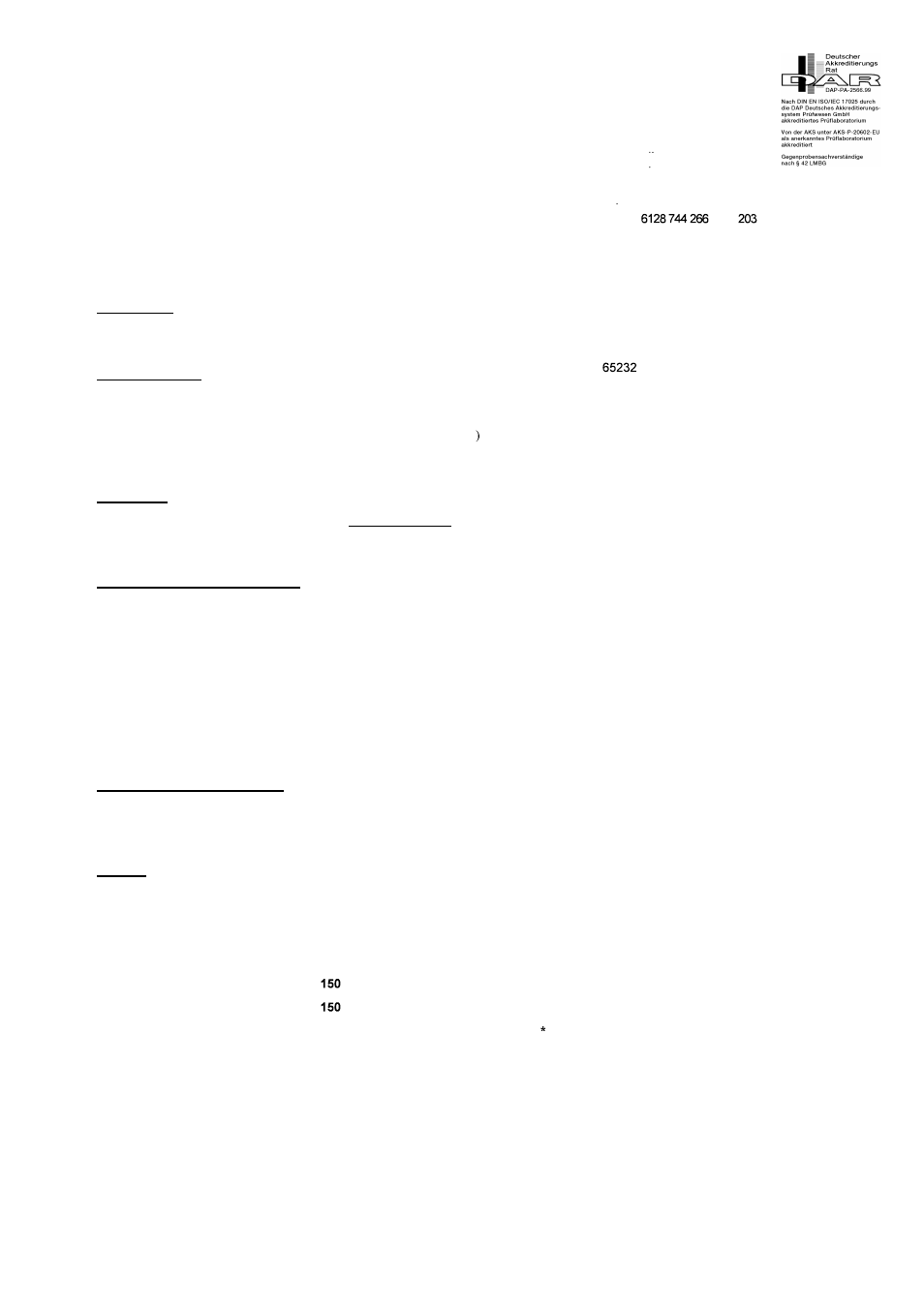 Test certificate | Nortec DRAABE Pure Water System User Manual | Page 57 / 59