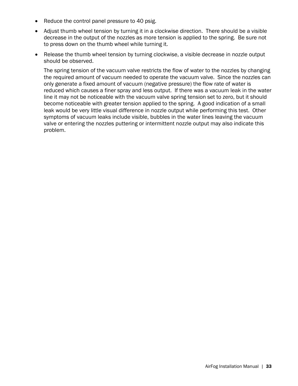 Nortec AIRFOG Series User Manual | Page 37 / 48