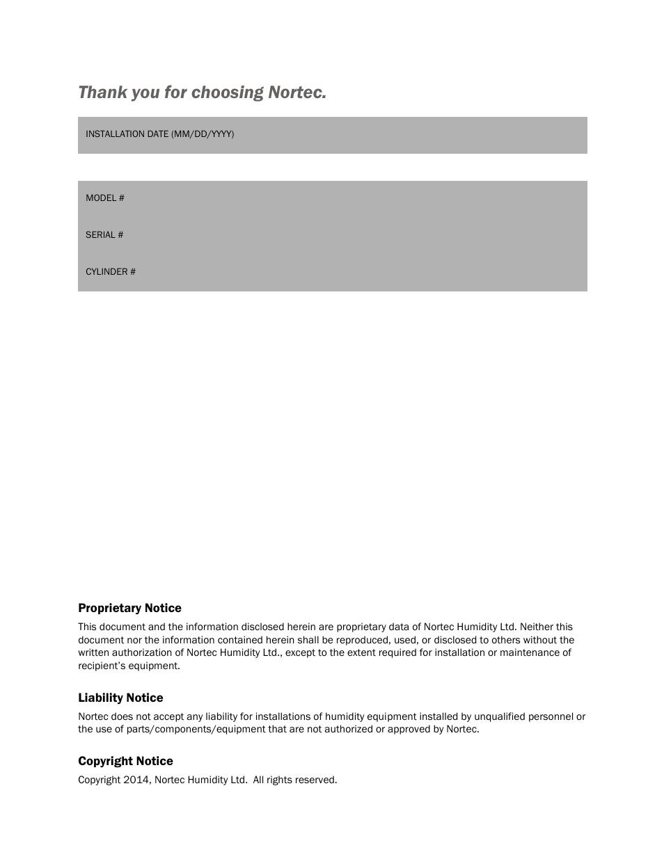 Nortec Steam Distribution User Manual | Page 2 / 15