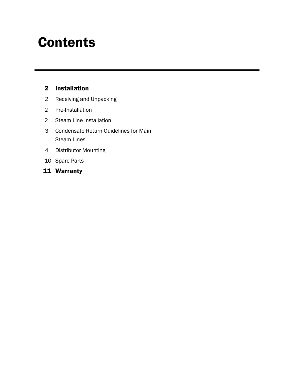 Nortec Steam Distribution User Manual | Page 3 / 15