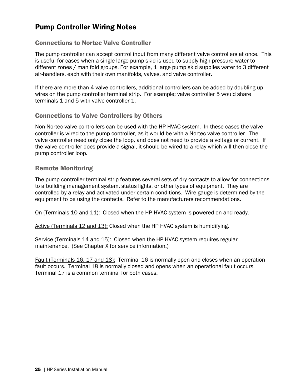 Nortec HP Series User Manual | Page 28 / 76