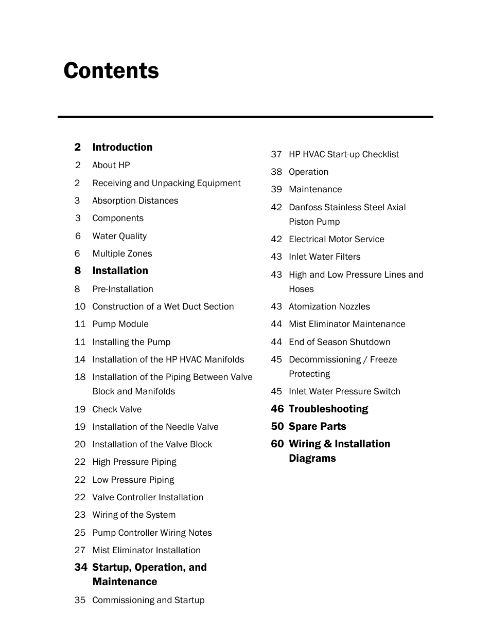 Nortec HP Series User Manual | Page 3 / 76