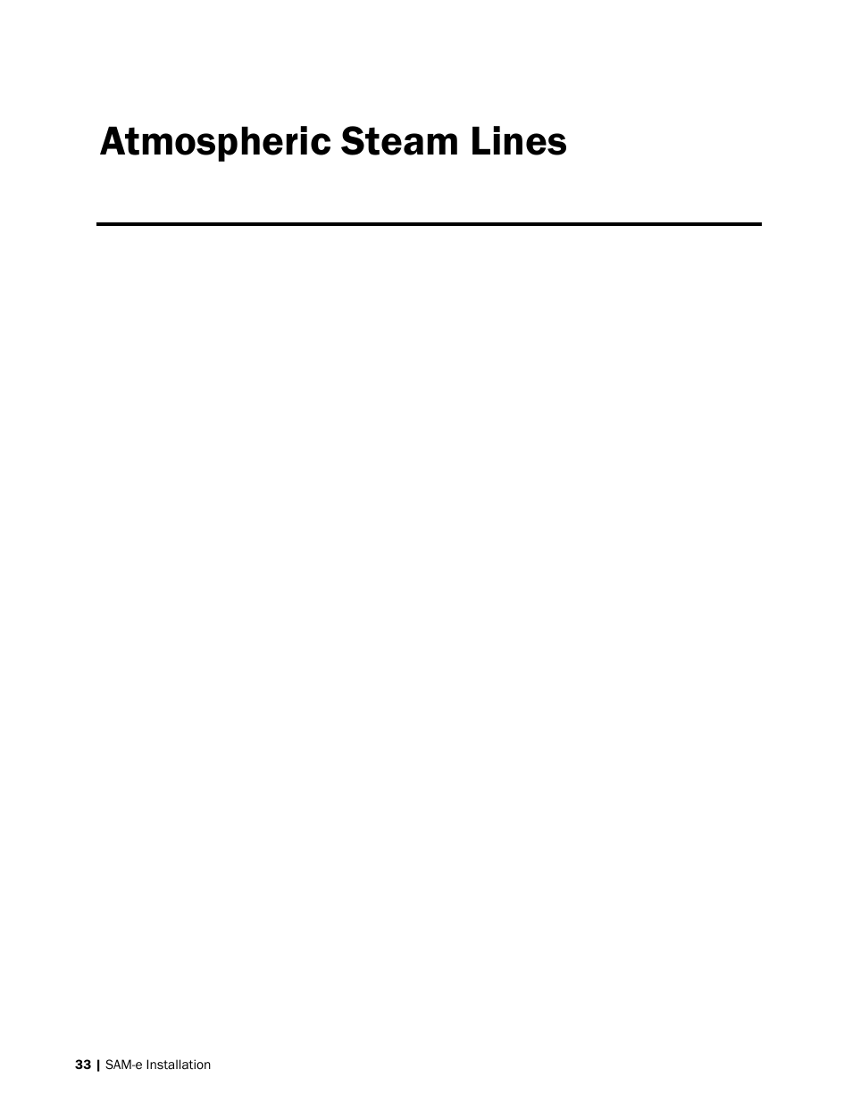 Atmospheric steam lines | Nortec SAM-e User Manual | Page 36 / 62