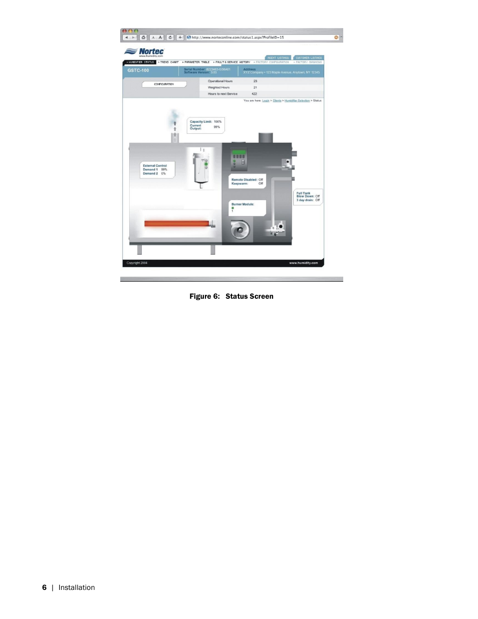 Nortec OnLine GSTC User Manual | Page 10 / 24