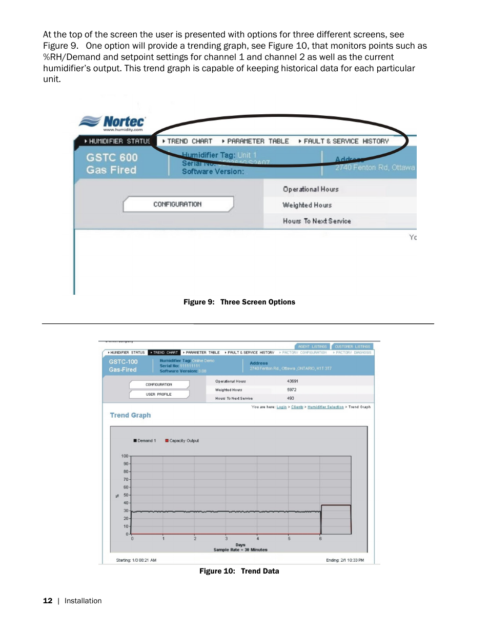 Nortec OnLine GSTC User Manual | Page 16 / 24