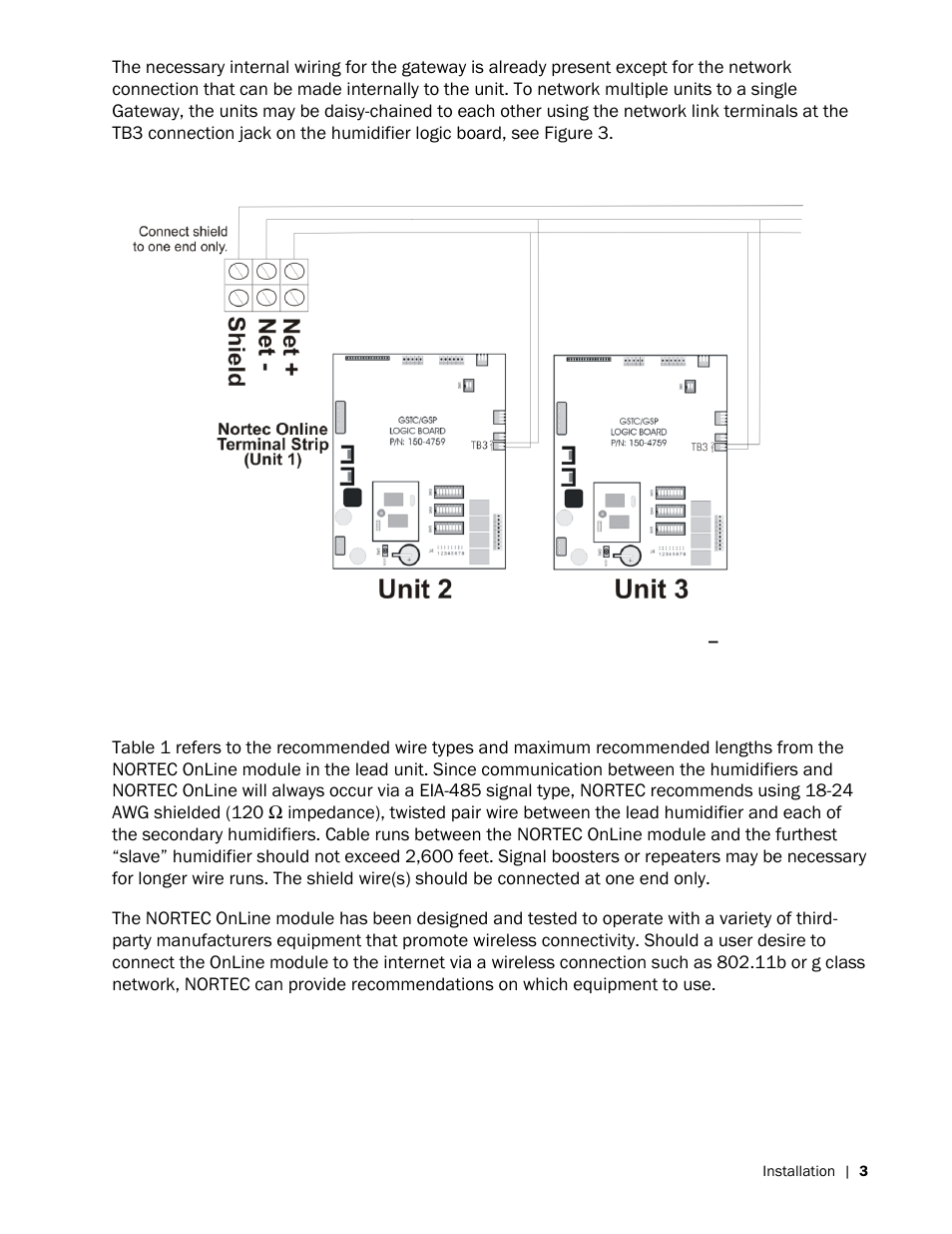 Nortec OnLine GSTC User Manual | Page 7 / 24