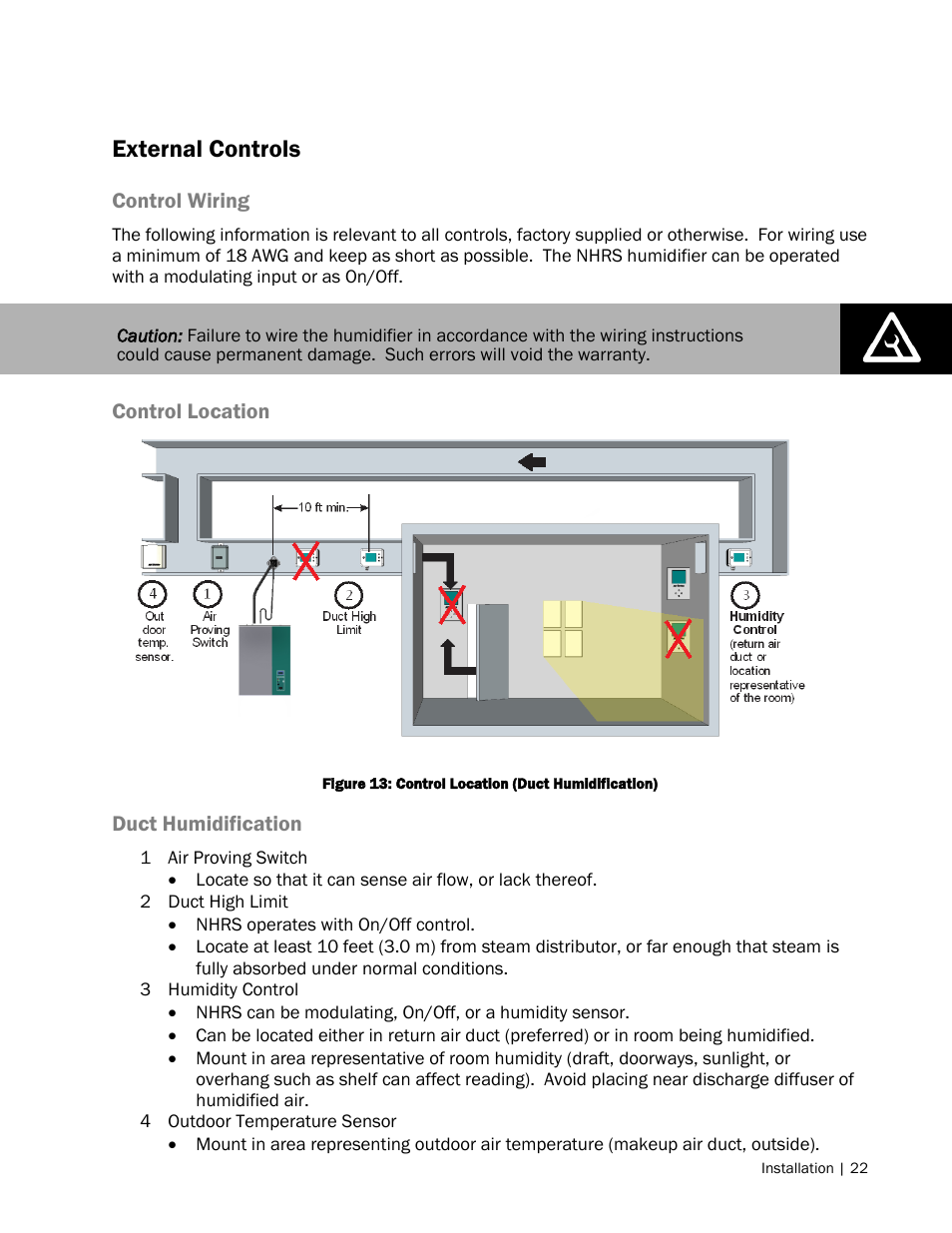 External controls | Nortec NH Series User Manual | Page 25 / 70