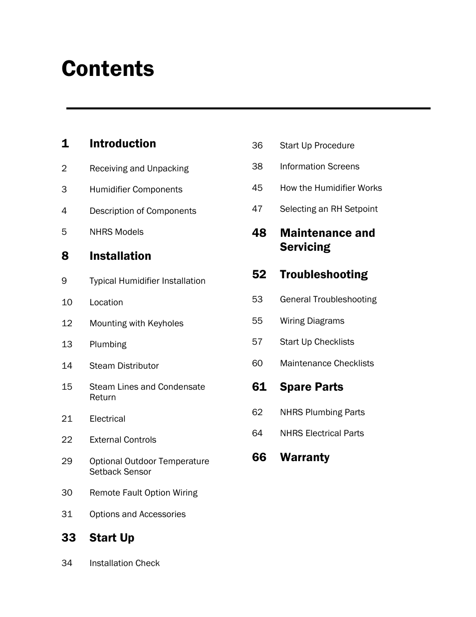 Nortec NH Series User Manual | Page 3 / 70