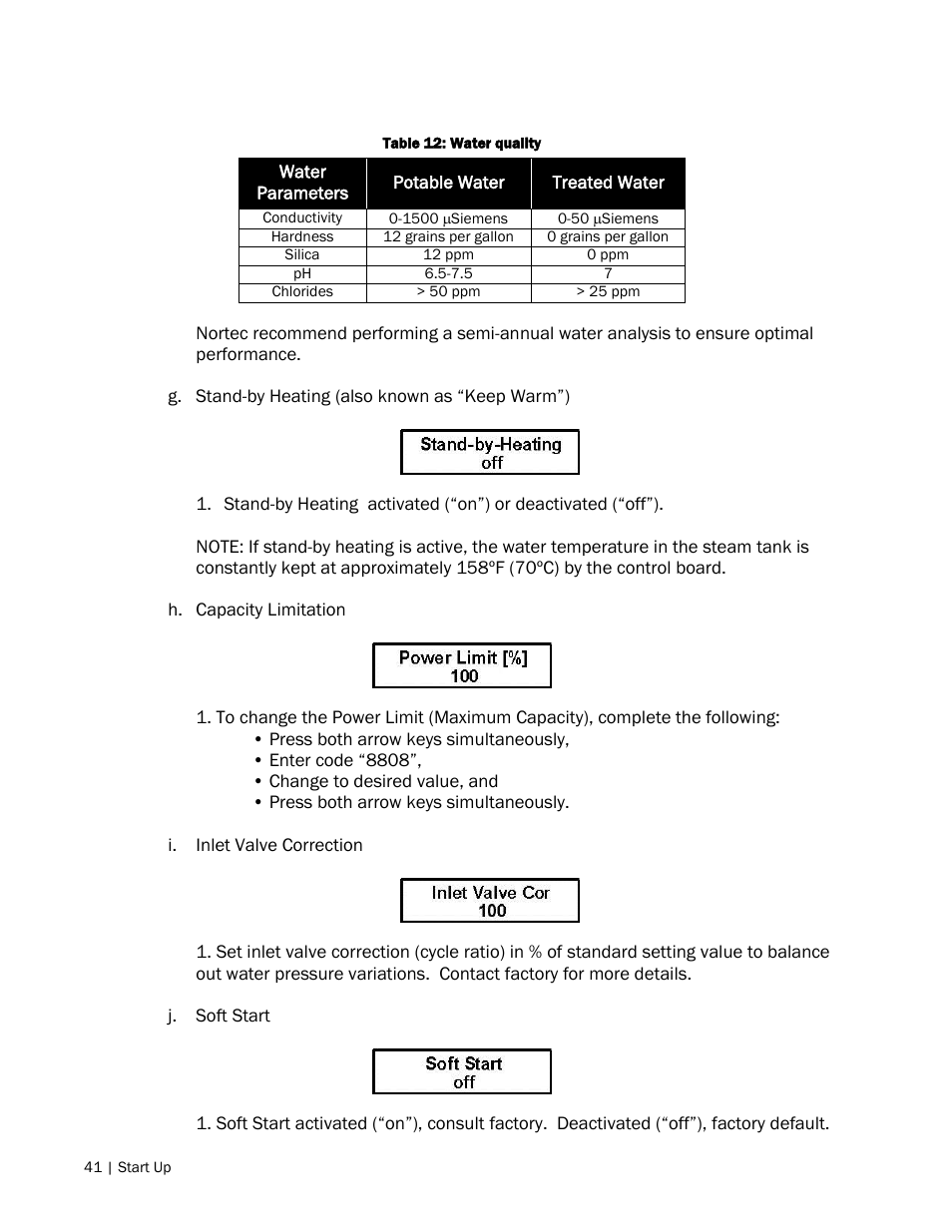 Nortec NH Series User Manual | Page 44 / 70