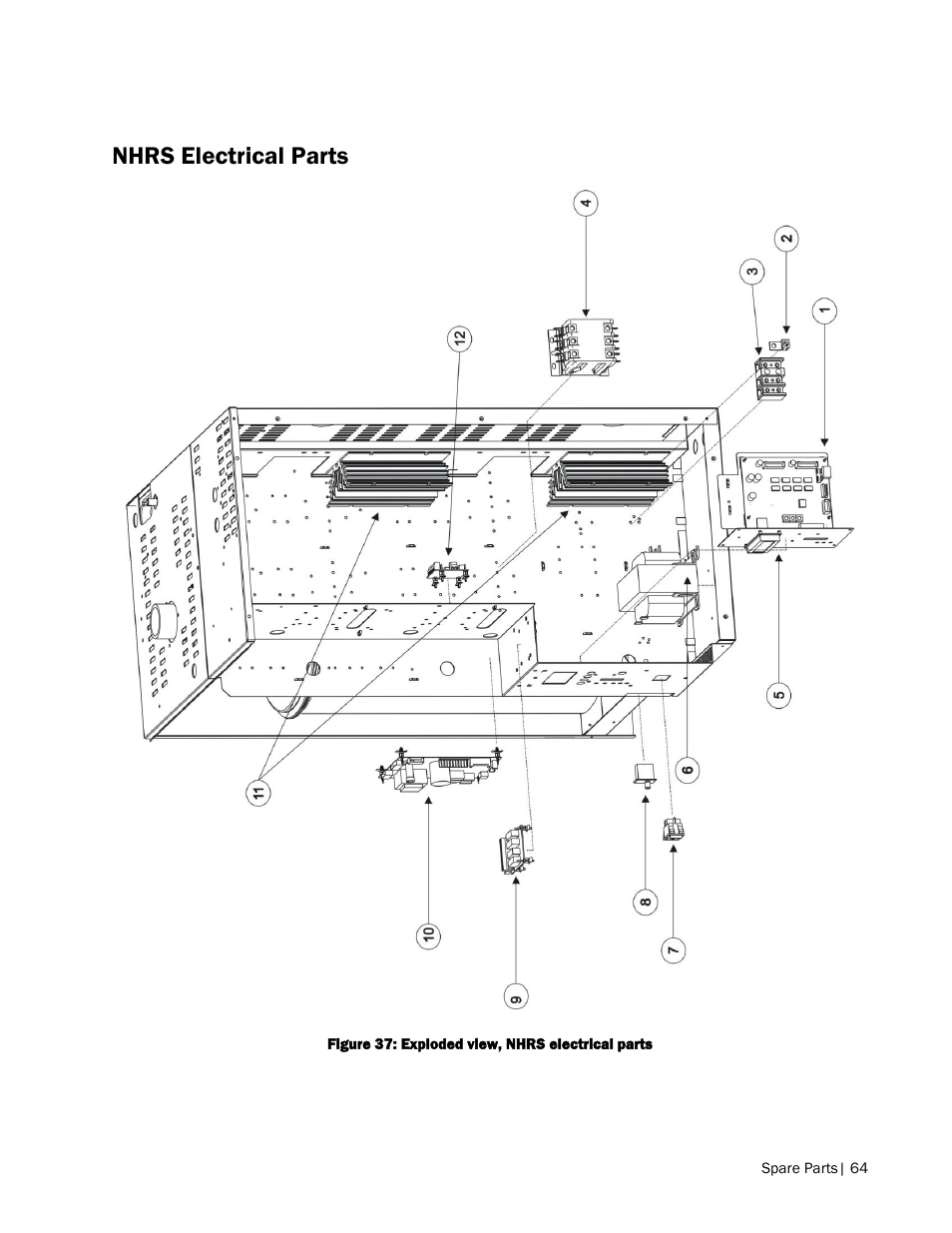 Nhrs electrical parts | Nortec NH Series User Manual | Page 67 / 70