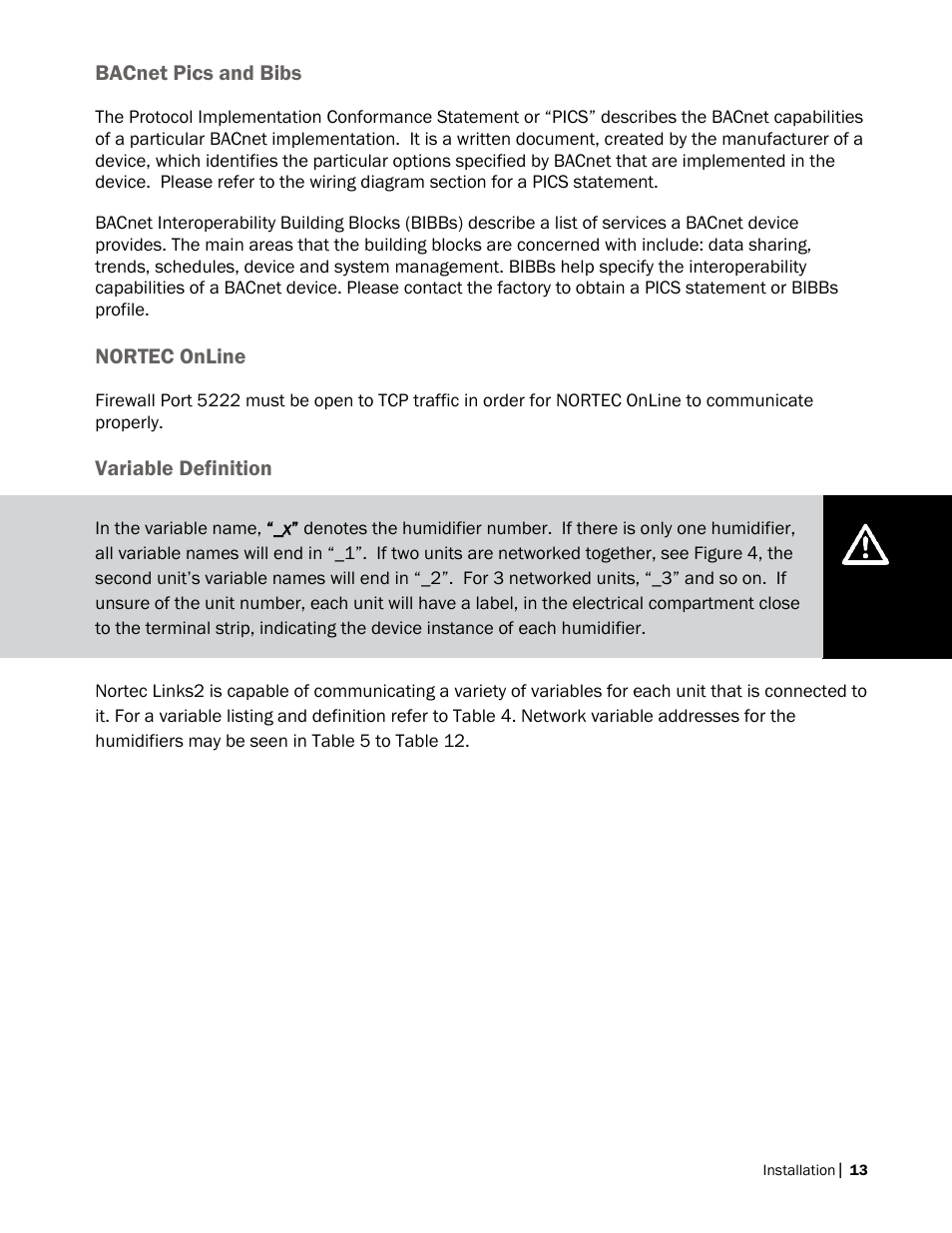 Nortec LINKS 2 GSTC User Manual | Page 17 / 50