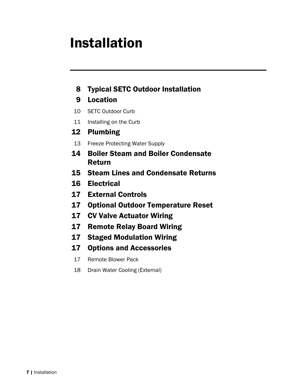 Installation | Nortec SETC Outdoor User Manual | Page 10 / 32