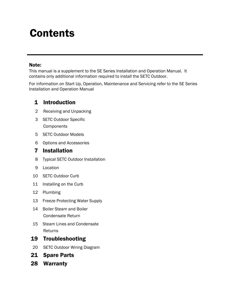 Nortec SETC Outdoor User Manual | Page 3 / 32