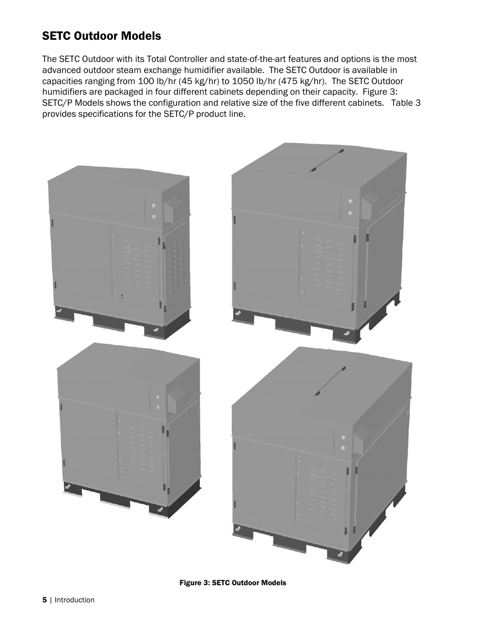 Setc outdoor models | Nortec SETC Outdoor User Manual | Page 8 / 32