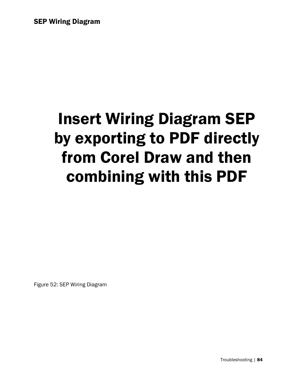 84 sep wiring diagram | Nortec SE Series User Manual | Page 87 / 100