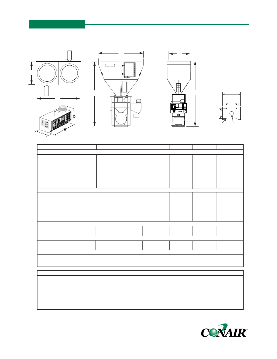 Specifications, Appendix b | Conair WSB User Manual | Page 101 / 118