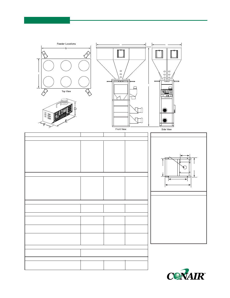 Specifications, Appendix b | Conair WSB User Manual | Page 110 / 118