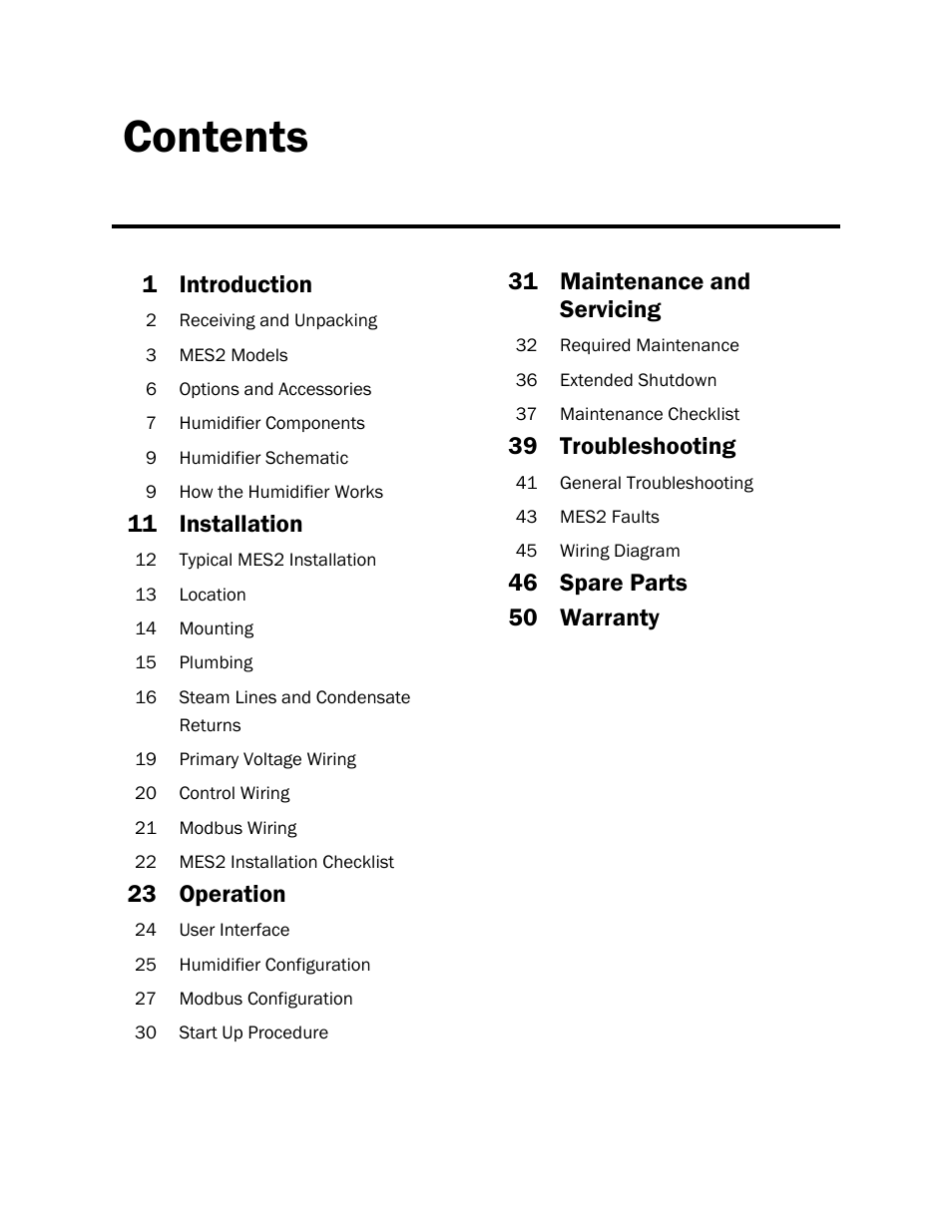 Nortec MES2 User Manual | Page 3 / 54