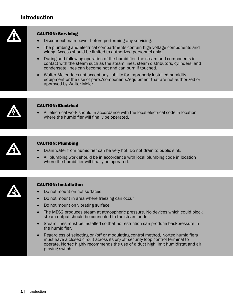 Introduction | Nortec MES2 User Manual | Page 4 / 54