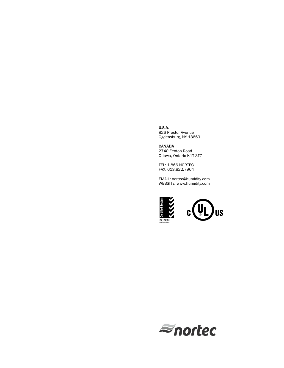 Nortec Steam Distributors User Manual | Page 16 / 16