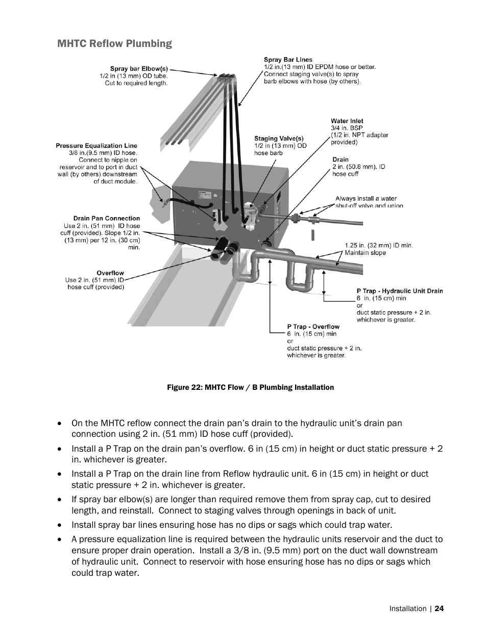 Mhtc reflow plumbing | Nortec MH Series User Manual | Page 27 / 94