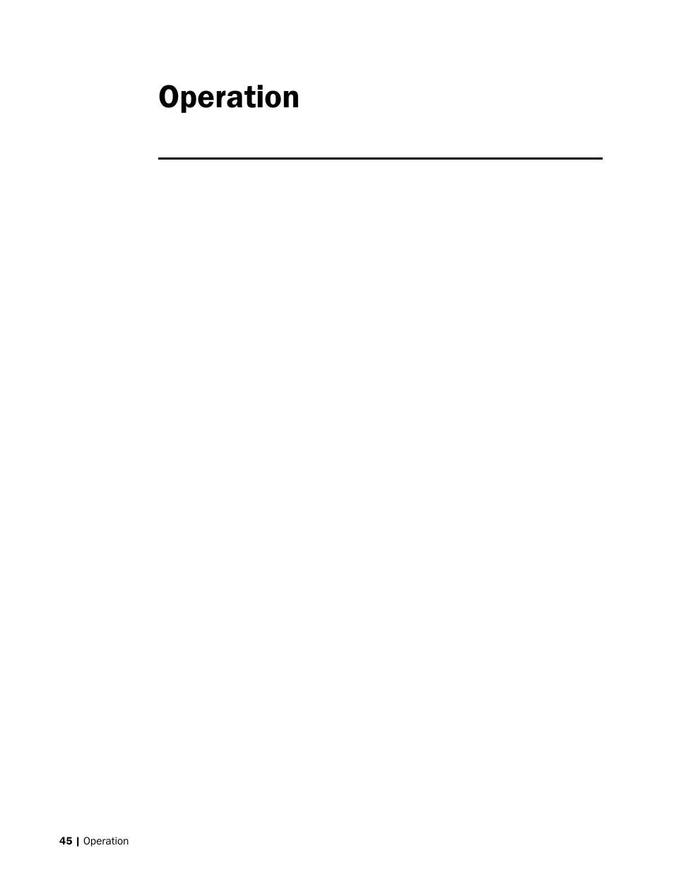 Operation | Nortec MH Series User Manual | Page 48 / 94