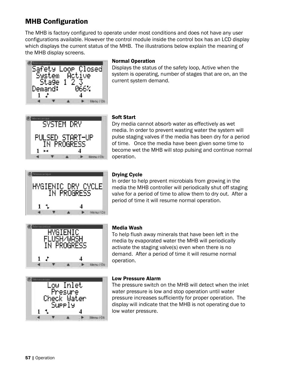 Mhb configuration | Nortec MH Series User Manual | Page 60 / 94