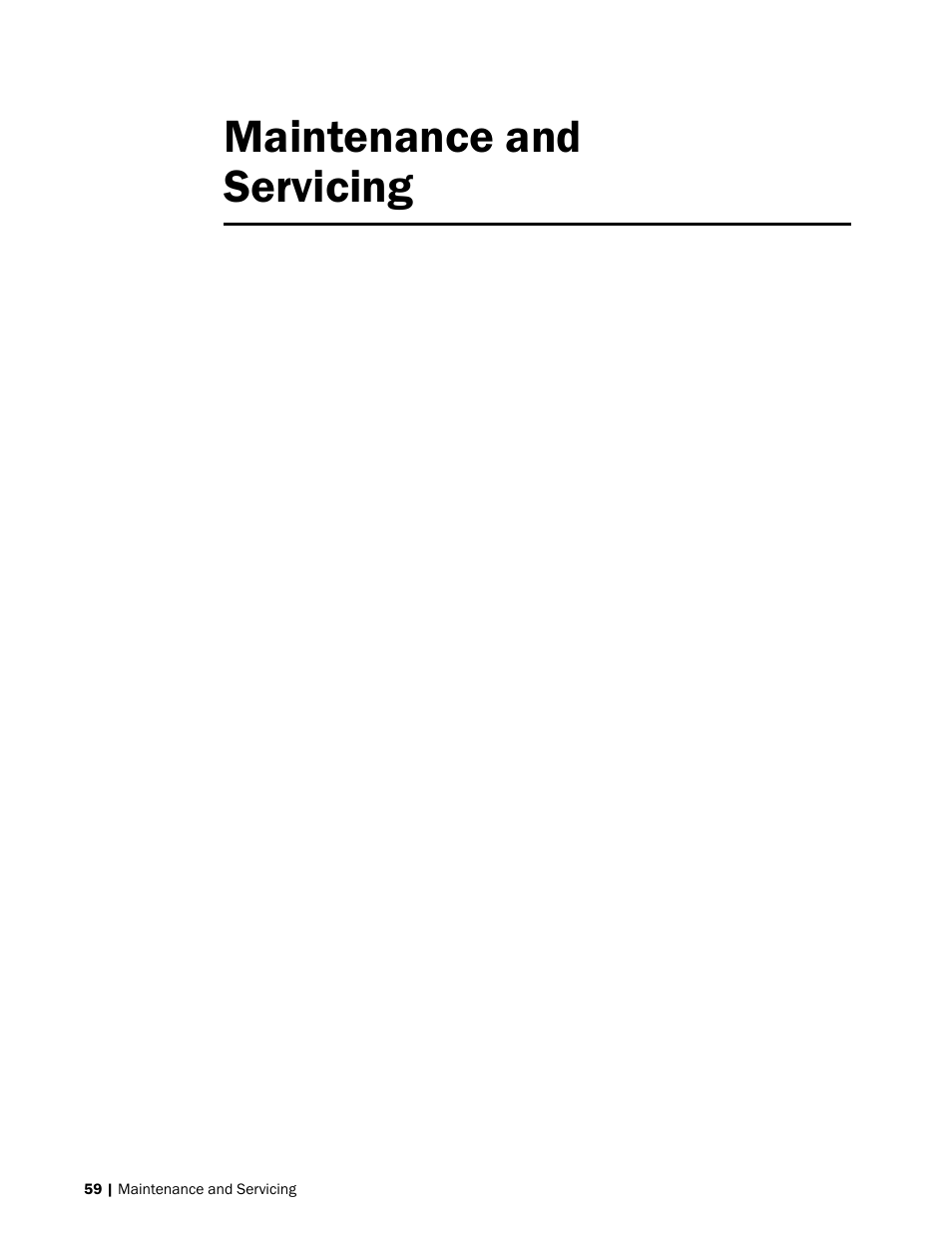 Maintenance and servicing | Nortec MH Series User Manual | Page 62 / 94