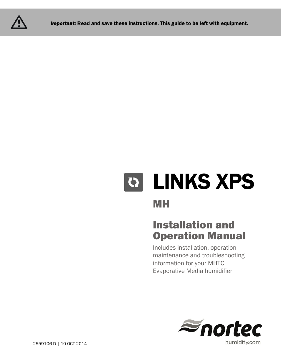 Nortec LINKS XPS MH User Manual | 68 pages