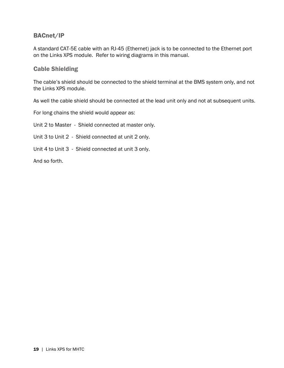 Nortec LINKS XPS MH User Manual | Page 22 / 68