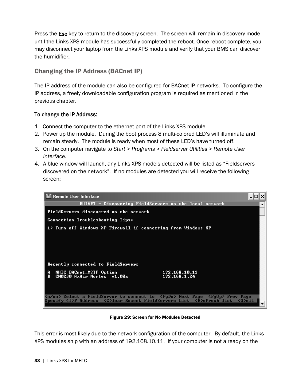 Nortec LINKS XPS MH User Manual | Page 36 / 68