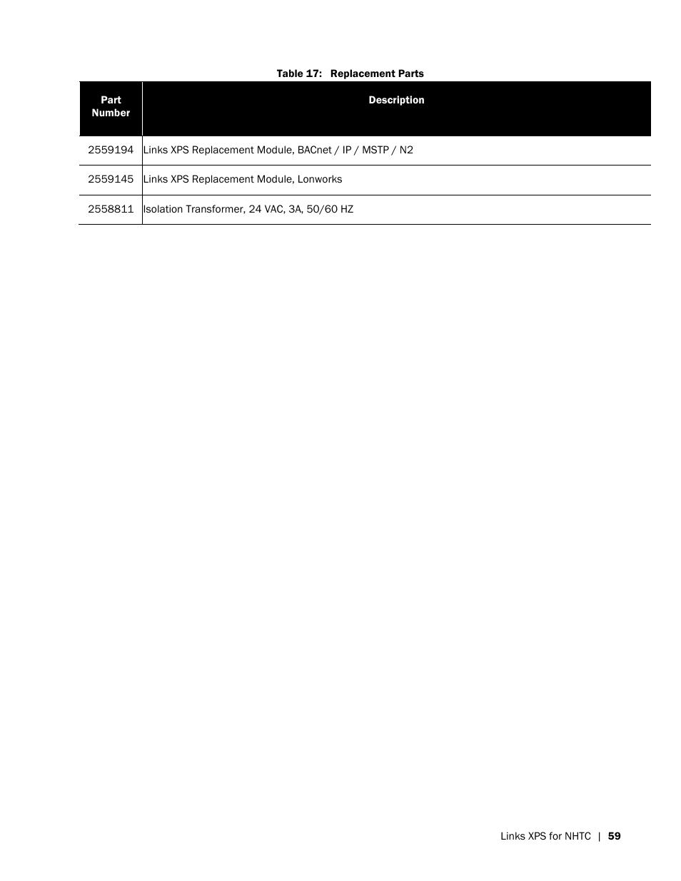 Nortec LINKS XPS MH User Manual | Page 62 / 68