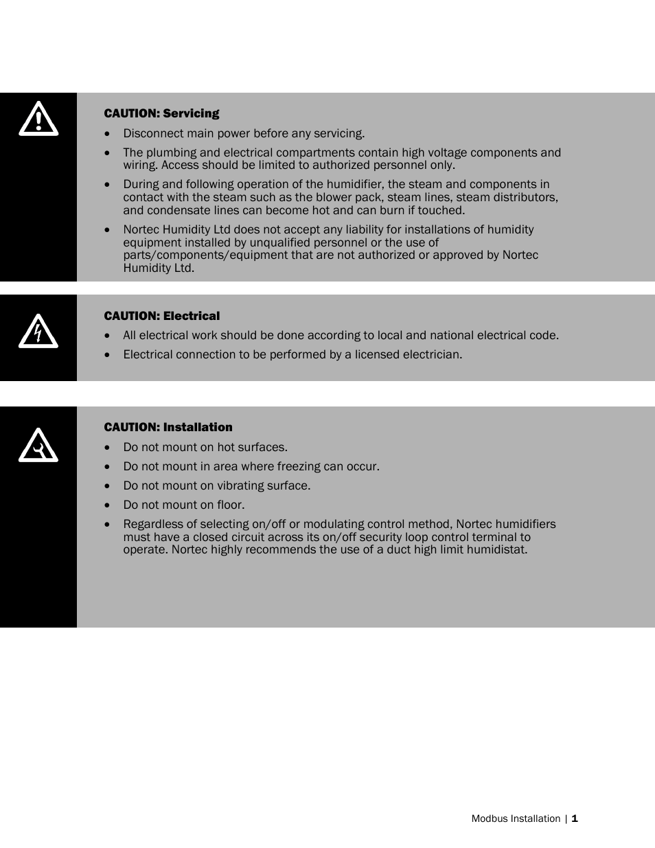 Nortec Modbus User Manual | Page 4 / 52