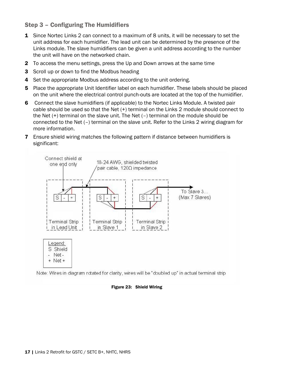 Nortec LINKS 2 SETC B+ User Manual | Page 21 / 23
