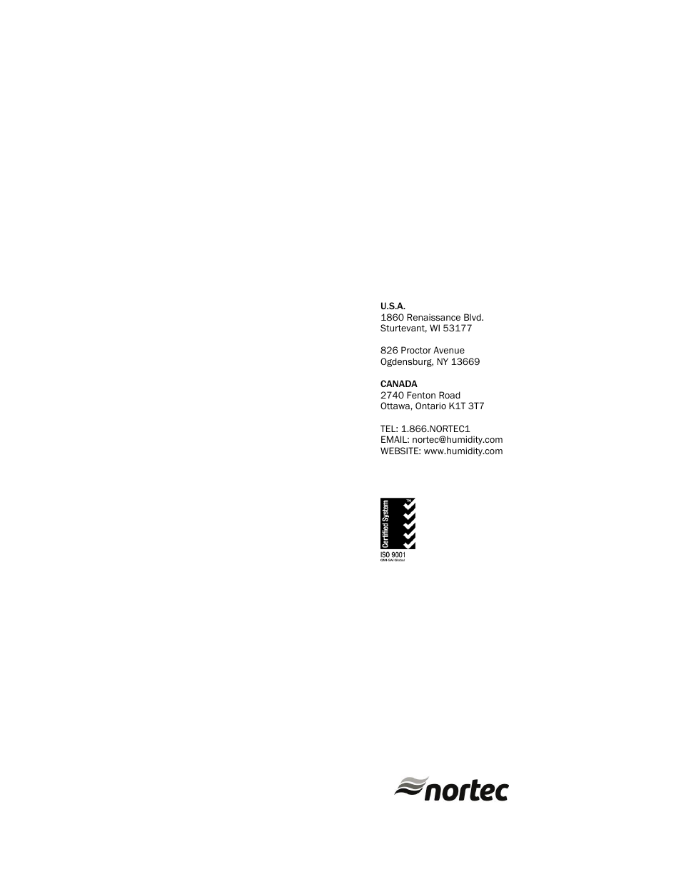 Nortec LINKS 2 SETC B+ User Manual | Page 23 / 23