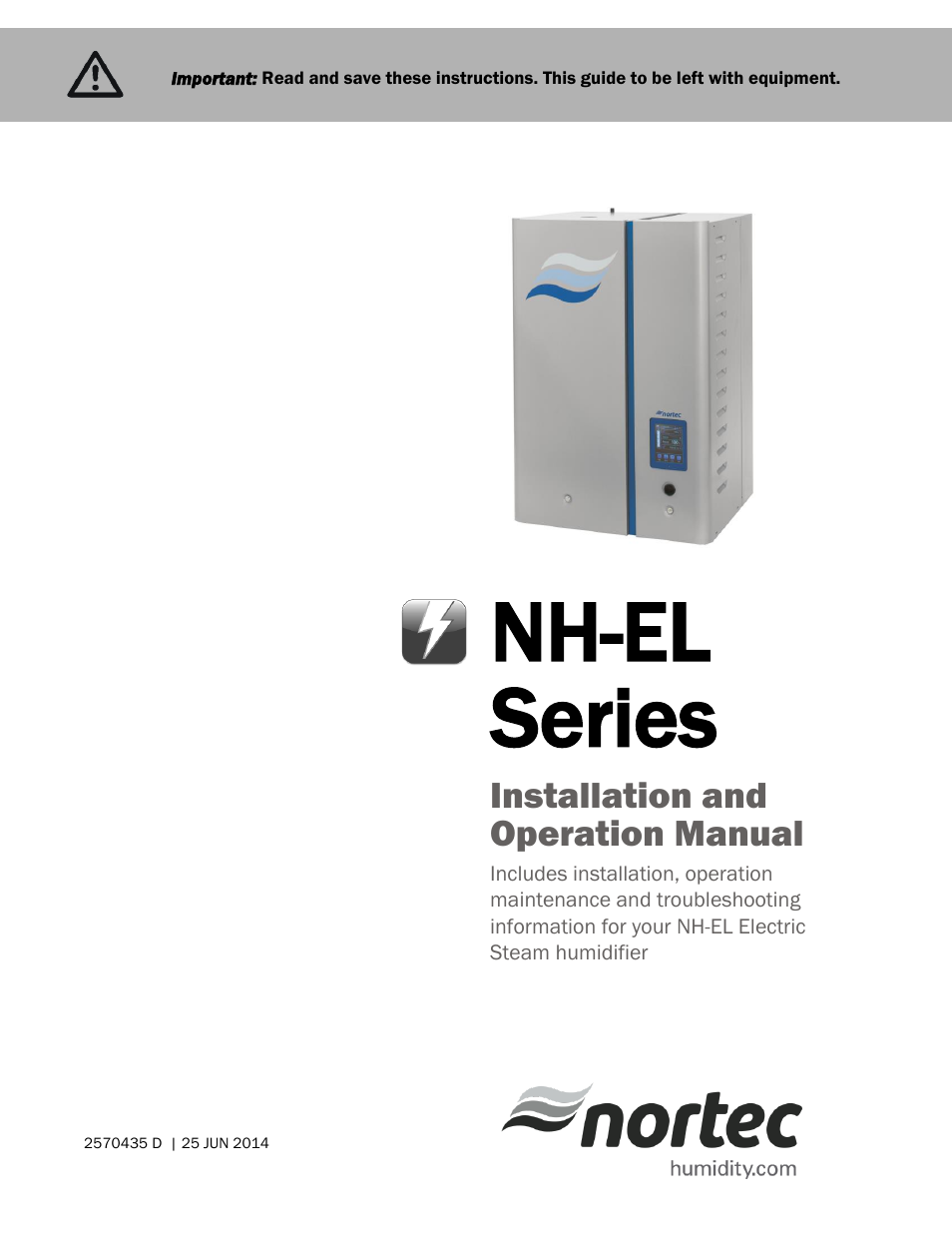 Nortec NH-EL Series User Manual | 99 pages