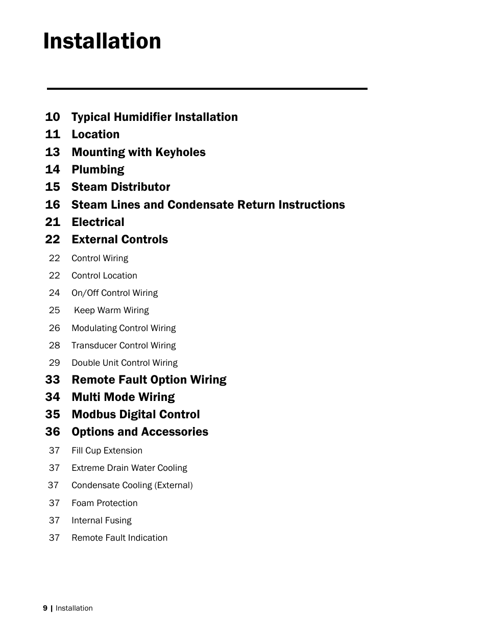 Installation | Nortec NH-EL Series User Manual | Page 12 / 99