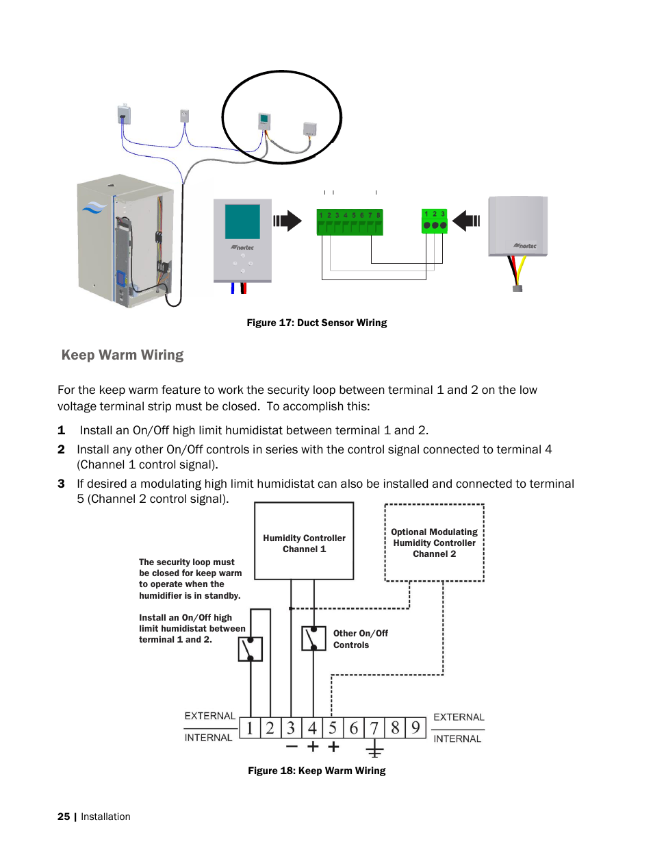 Keep warm wiring | Nortec NH-EL Series User Manual | Page 28 / 99