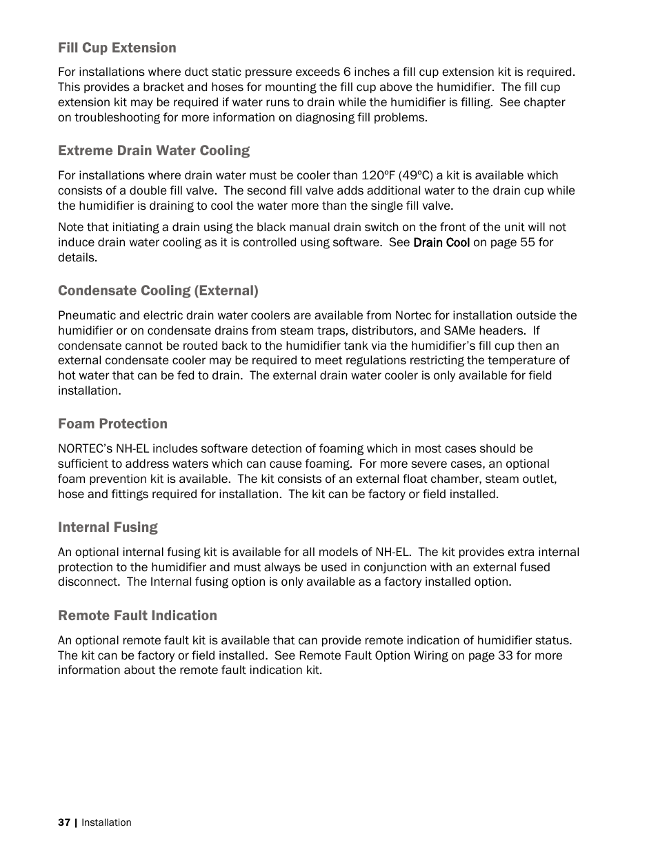 Nortec NH-EL Series User Manual | Page 40 / 99