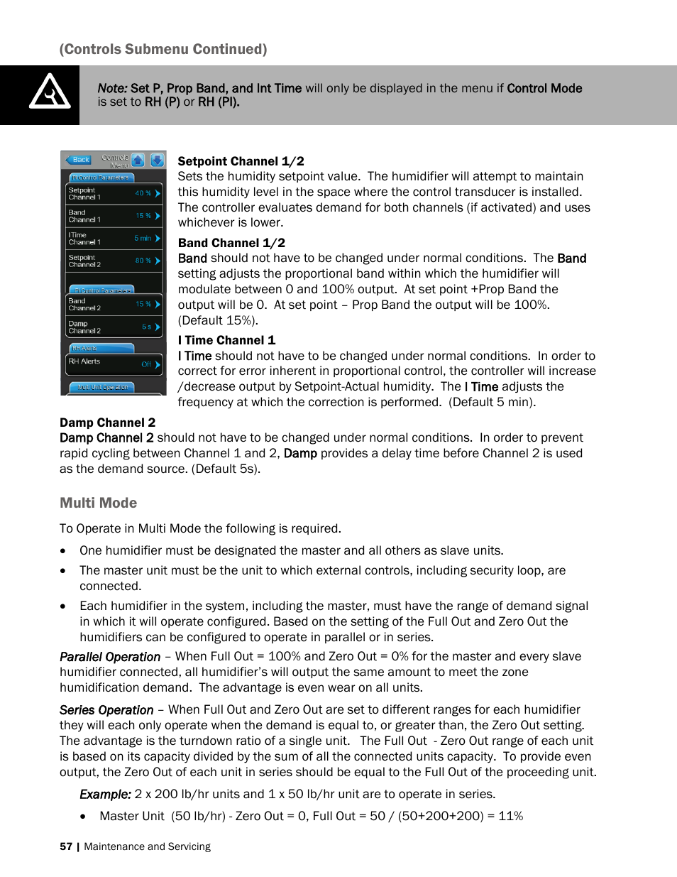 See multi, Age 57, Iring of hum | 57 multi mode | Nortec NH-EL Series User Manual | Page 60 / 99