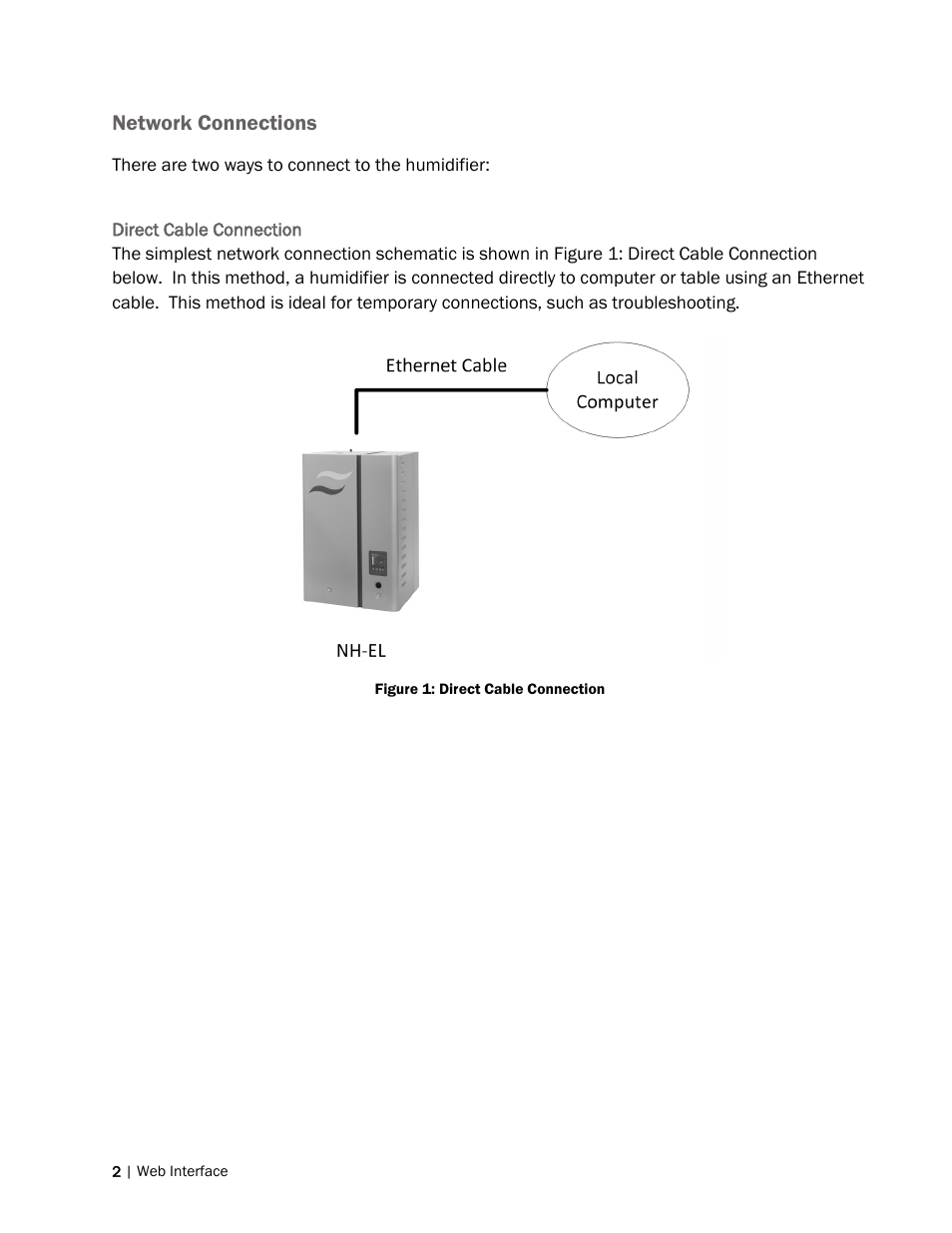 Network connections | Nortec Remote Interface User Manual | Page 6 / 34