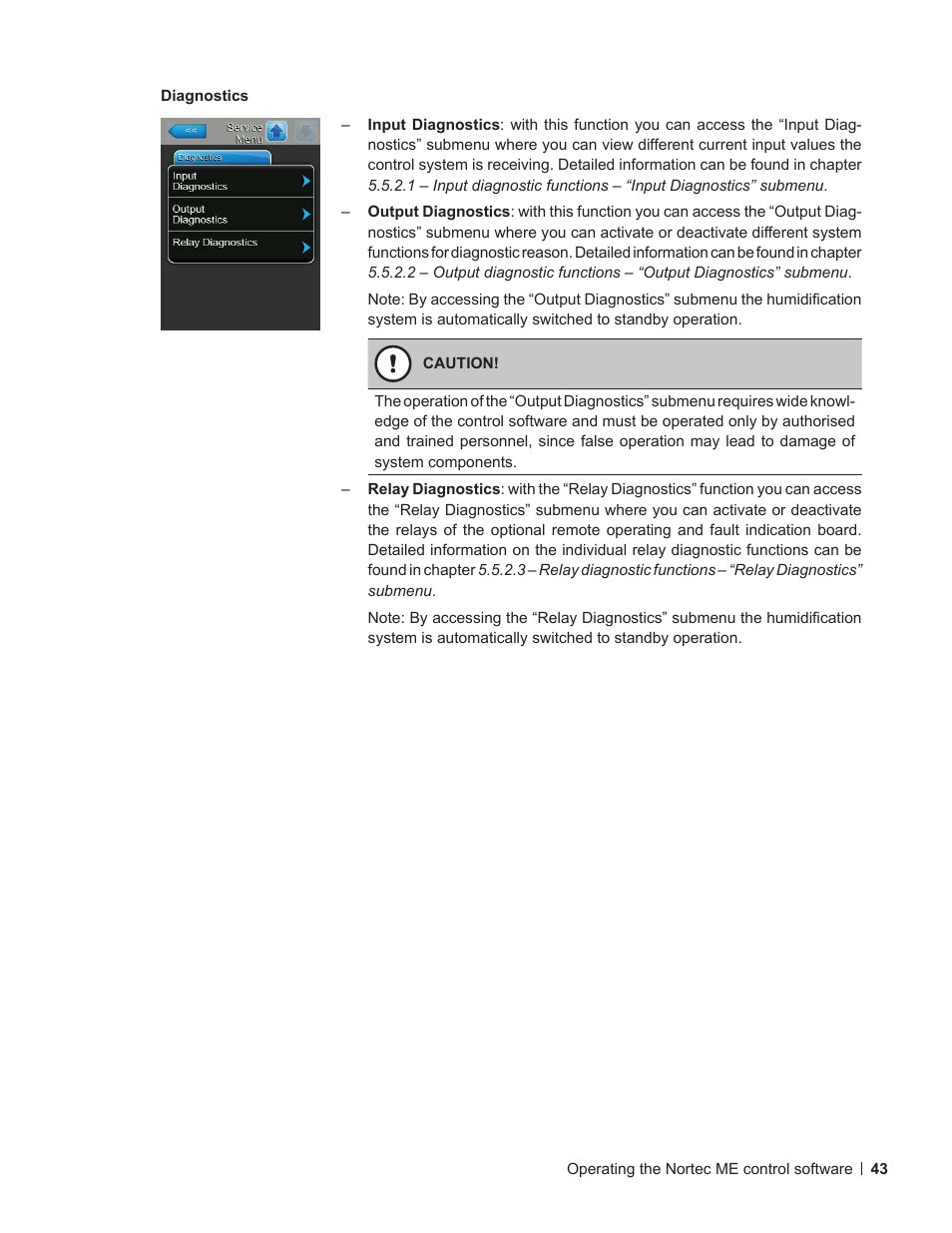 Nortec ME Control User Manual | Page 43 / 76