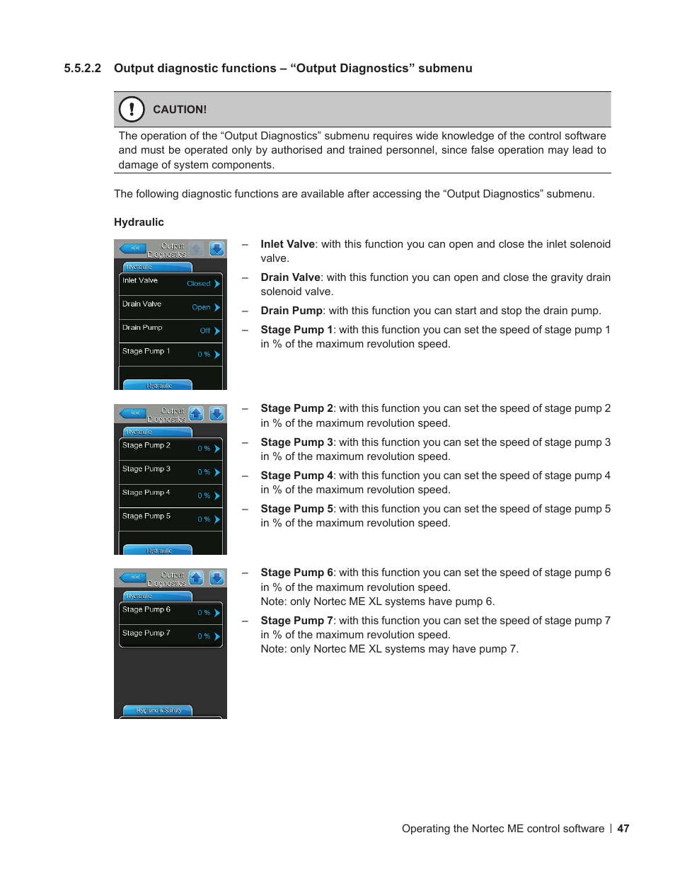 Nortec ME Control User Manual | Page 47 / 76