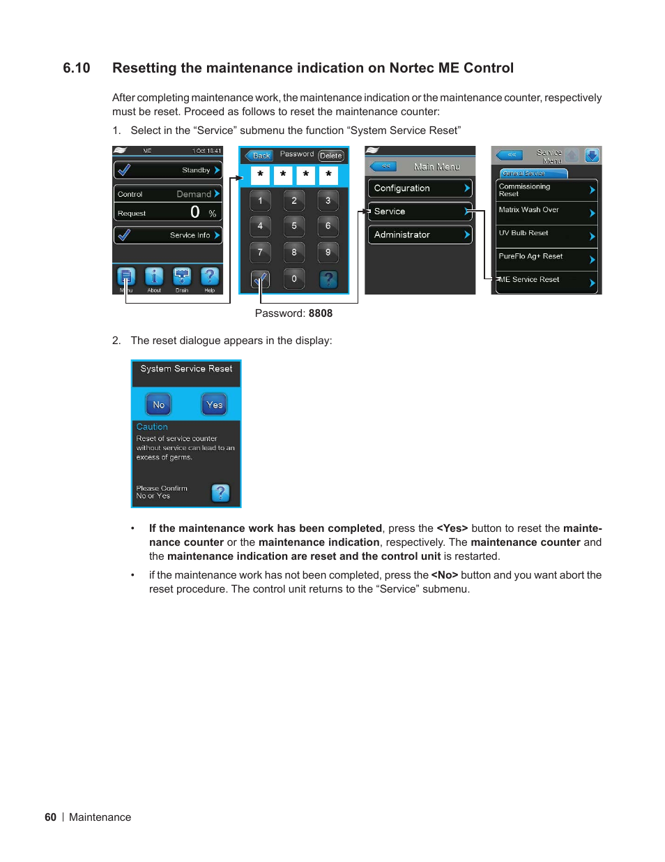 Nortec ME Control User Manual | Page 60 / 76