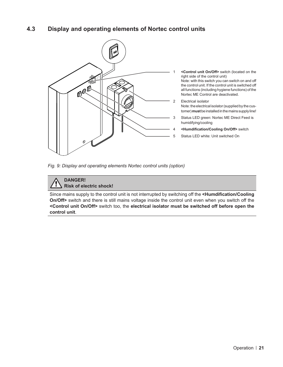 Nortec ME Direct Feed User Manual | Page 21 / 40