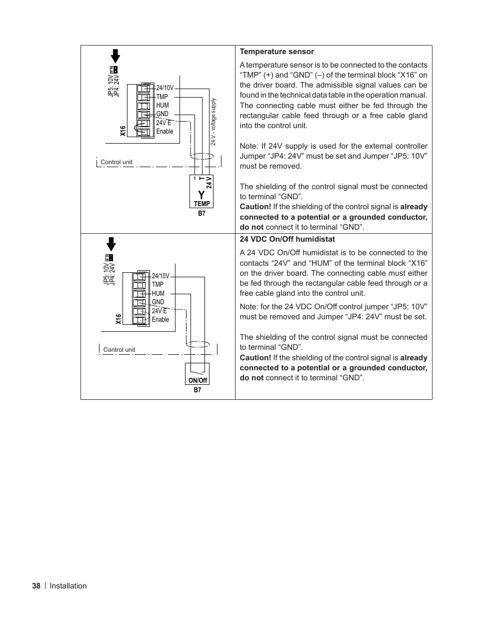 Nortec ME Control Installation User Manual | Page 38 / 48